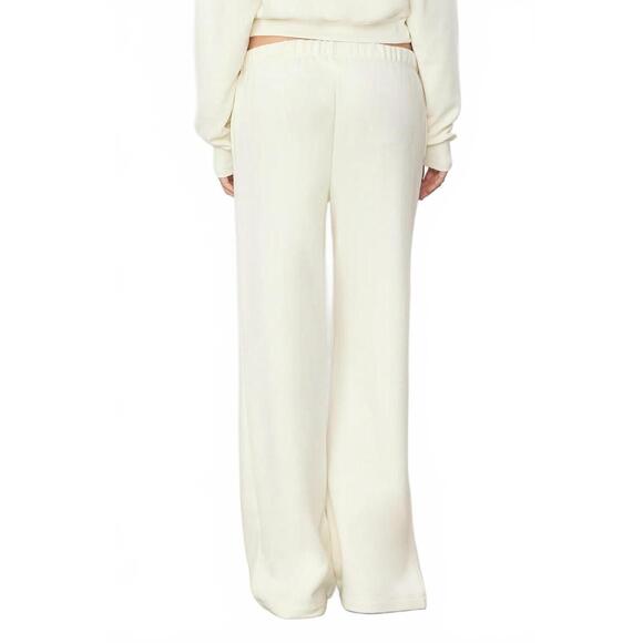 NEW ETERNE oversized wide leg sweatpant in cream - Picture 2 of 4